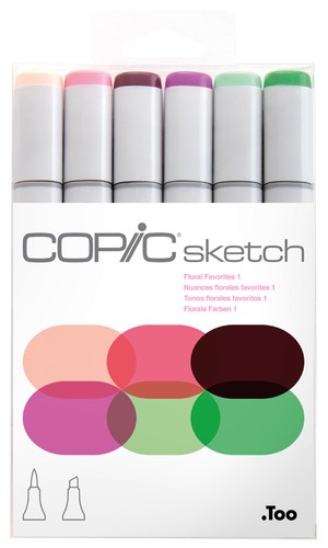Copic marker sketch 6er set - marker,