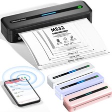 Phomemo Drucker M832 A4 Thermodrucker Mobiler Bluetooth-Drucker ohne Drucker
