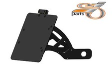 Kennzeichenhalter seitlich