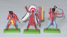 3 Britains Indianer 1971 deetail Figuren