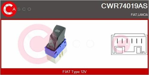 Fensterheberschalter für fiat - für,