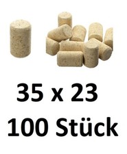 100 Stück Weinkorken 35x23
