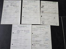 VW Transporter Bulli 1970s Konvolut Sammlung  Fahrzeugschein Sammlung 52