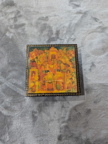 Russische lackdose schatulle - russische,