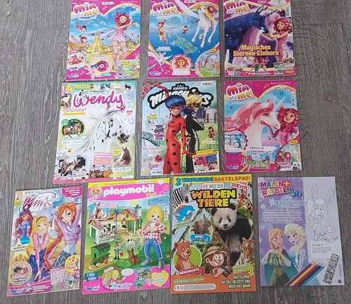 Set 10x mädchen zeitschriften - 10x,