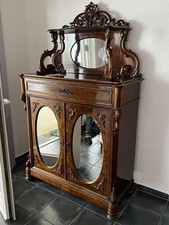 Biedermeier vitrine kommode - biedermeier,