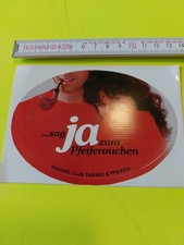 Danske Club Pfeifen Tabak Werbung Aufkleber Sticker Vintage 80er Original