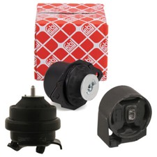 3x febi Motorlager für VW GOLF 2 JETTA 2 1.6 1.8/GTI 1.6 D mit Automatikgetriebe