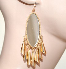 Damen Ohrringe Gold Vergoldet