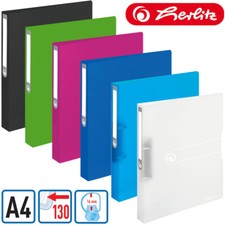 Herlitz Ringbuch PP A4 28mm 16mm Ringhefter Ringordner Ringmappe Schnellhefter