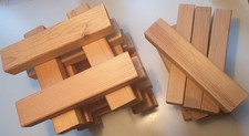 26 große Holzbausteine - riesen Bauklötze für Kinder - Stapelspiel, Wurfspiel