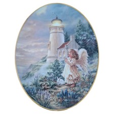 The Bradford Exchange Sammelteller Engel Leuchtturm Porzellan Klassisch