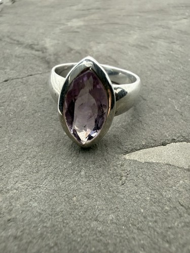 Amethyst ring 925 sterling - amethyst,