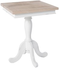 #Lage357 Beistelltisch Goa 70 natura/weiß Tisch Ziertisch Holztisch Tisch