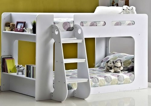 Weißes shorty etagenbett - shorty,
