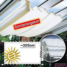 Top Seilspannmarkise weiss ca