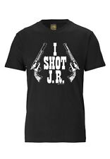 TV - Serie - Dallas - J.R. Ewing - Pistole - I Shot T-Shirt - schwarz, TRAKTOR®