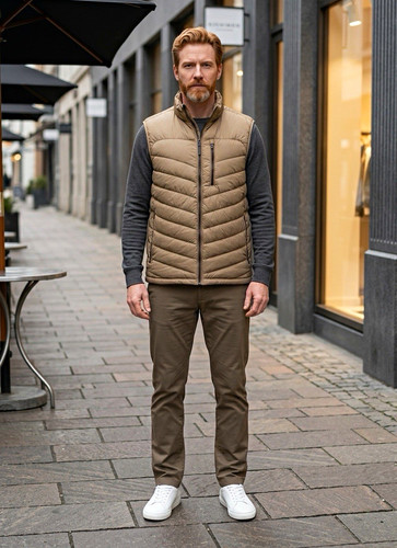Camel active herren steppweste - camel,