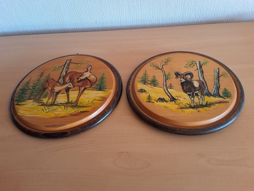 Gedrechselte holzbilder - ,