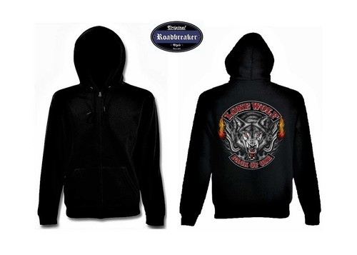 Sweatshirtjacke schwarz biker - sweatshirtjacke,