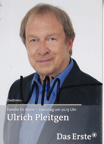 Autogramm ulrich pleitgen - autogramm,