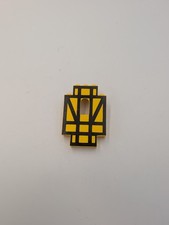 1x Lego Panel Wand Fenster Burg  4444p03 2x5x6 gelb Fachwerk 6074 6086 10039