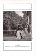 Hochzeitsgäste - Otto Heinrich Engel - Kunstdruck von 1908 ~16x25cm -