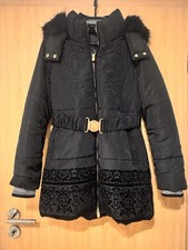 Desigual Daunenmantel, Steppmantel, Gr. 38, M, schwarz, Neu