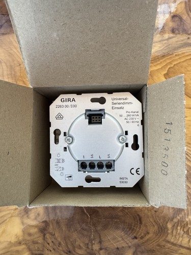Gira universal seriendimmer - gira, universal-seriendimmer