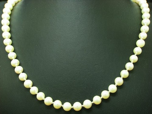 Akoya perlen kette mit 14kt - akoya-perlen,