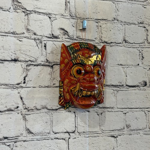 Kleine rote barong - kleine, wandmaske