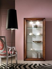 Luxus Vitrine Holz Möbel