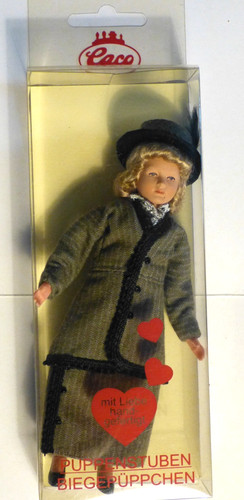 Biegepuppe elegante dame - dame, im