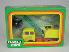 Gama mini 9221 Faun Greifbagger Zinkdruckguß OVP Box 130859
