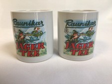 Set 2 Tassen Raunikar Jagertee - Jägertee - 0,25 Liter - Weiß mit Bedruckung