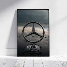 Mercedes-Stern  | Poster Druck