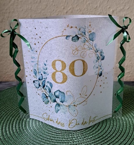Tischdekoration zum - , 80