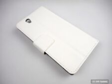 DONZO Wallet Structure Flip Case Tasche Etui für Sony Xperia SP in weiß, NEUW.