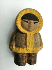 Gustavsberg Keramik Eskimo Figur 11,5 cm hoch Lisa Larson Sweden Design