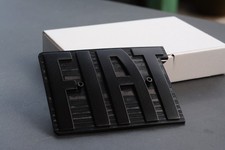 Fiat Ducato Kühlergrill Emblem Facelift Logo Nachbau 3D Druck als Ersatz schwarz