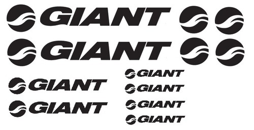 Giant aufkleber sticker set - aufkleber, 12