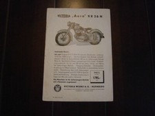 Victoria "Aero" KR 26 N und KR 26 N - Sport, original Prospekt von 1954