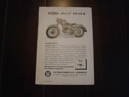 Victoria aero n und kr - victoria, "aero"
