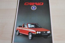 105512) Fiat Ritmo Cabrio Prospekt 06/1983