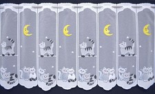 Katzen Scheibengardine in 5 Breiten zur Auswahl Kindergardine Bistrogardine Neu