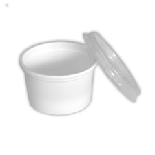 500 Dressingbecher mit Deckel Buttertöpfchen 30ml Rund Dipbecher Soßenbecher