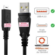 USB Kabel Datenkabel für Panasonic Lumix DMC-TZ6 DMC-TZ7 DMC-TZ10