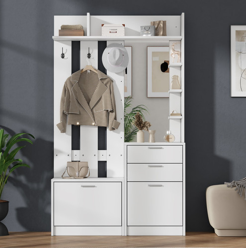 Garderoben set mit - set,
