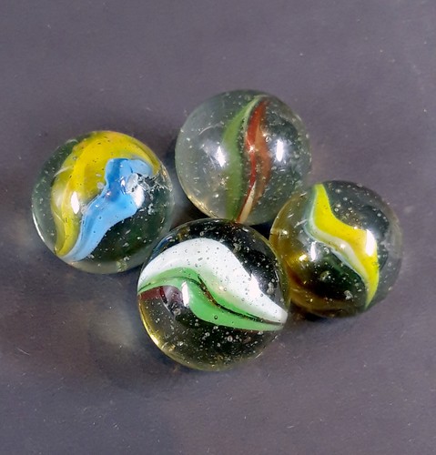 Alte glas murmeln glass - x,