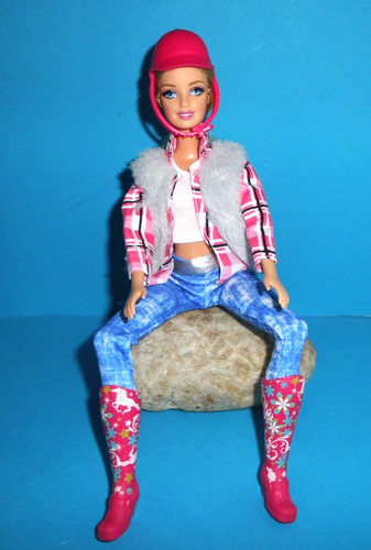 %***Reitbarbie mit